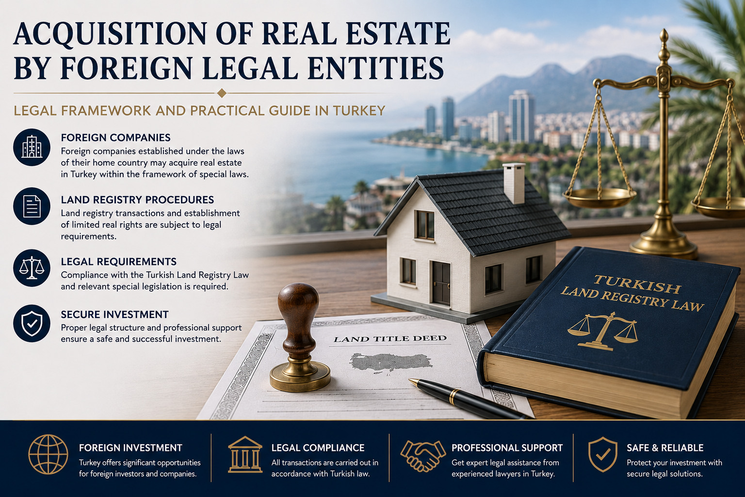Foreign Companies Acquiring Real Estate in Turkey | Antalya Lawyers